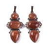 Synthetic Goldstone Pendants G-Q158-04-11-1