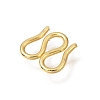 Brass M-Hook Clasps KK-CBA0DF0-14D-G-2