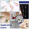 100Pcs 2 Styles 304 Stainless Steel Leverback Earring Findings STAS-PH0007-17-5
