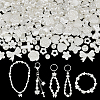 500Pcs 14 Styles Imitated Pearl Acrylic Beads PACR-OC0001-01-1