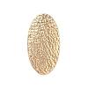 Textured Oval Alloy Adjustable Rings for Women RJEW-A045-01KCG-3