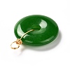 Natural Malaysia Jade Pendants PALLOY-JF00981-2