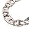 Tarnish Resistant 304 Stainless Steel Mariner Link Chain Bracelets BJEW-B078-56P-2