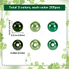 Saint Patrick's Day Acrylic/ABS Plastic Imitation Pearl OACR-SP0001-66B-02-2