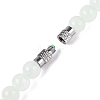 6MM Gradient Color Natural Myanmar Jade Round Beaded Necklaces NJEW-Q150-01-2
