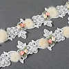 1 Yard Polyester Lace Trims SENE-CY0001-01-3