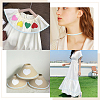 Two Tone Polyester Wavy Fringe Trim Ribbon OCOR-GF0003-97D-5