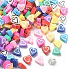 200Pcs 10 Colors Handmade Polymer Clay Beads CLAY-CJ0001-61-1