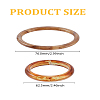 2Pcs 2 Styles Resin Bangles for Women BJEW-LP0004-48B-2