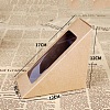 Triangle Kraft Paper Sandwich Box CON-WH0087-63-1