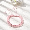 Adjustable Natural & Synthetic Mixed Gemstone Beads Braided Bead Bracelets for Women BJEW-L713-B-3