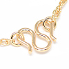 Brass Chains Necklaces X-MAK-Q012-05G-3