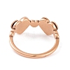 304 Stainless Steel Heart Finger Ring for Women RJEW-C086-10-RG-3