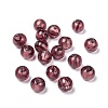 Round Handmade Lampwork Silver Foil Glass Beads X-SLR10MM18Y-1