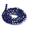 Opaque Solid Color Electroplate Glass Beads Strands GLAA-F029-P4mm-A10-2