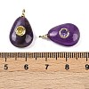 Natural Mixed Gemstone Pendants G-H322-01G-4