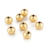 Brass Beads KK-K255-30B-G-3