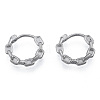316 Surgical Stainless Steel Chain Shape Hoop Earrings for Men Women EJEW-N052-07-2