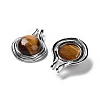 Natural Tiger Eye Pendants G-M405-06P-04-2