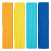 8Pcs 4 Colors Milk Silk Cloth Hair Bands OHAR-TAD0001-01B-1