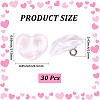 30Pcs 1-Hole Resin Shank Buttons BUTT-CY0001-25A-2