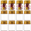 20Pcs Clear Glass Bottles Bead Containers CON-SC0001-11G-01-1