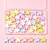 40Pcs UV Plating Opaque Acrylic Beads OACR-FS0002-26-7