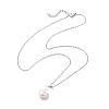 Pearl Pendant Necklaces NJEW-JN04872-4