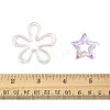 20Pcs 2 Styles Plated UV Acrylic Beads TACR-FS0001-61-5