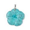 Synthetic Turquoise Big Pendants G-B040-01P-01-2