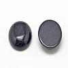 Synthetic Blue Goldstone Cabochons G-R415-14x10-34-2