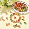 70Pcs 7 Colors Transparent Resin Beads RESI-YW0006-37-4