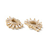 Brass Pave Cubic Zirconia Charms KK-G462-02KCG-2