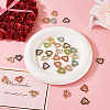 32Pcs 8 Colors Alloy Enamel Connector Charms FIND-TA0003-57-15