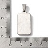 Non-Tarnish 304 Stainless Steel Pendants STAS-L081-034P-3