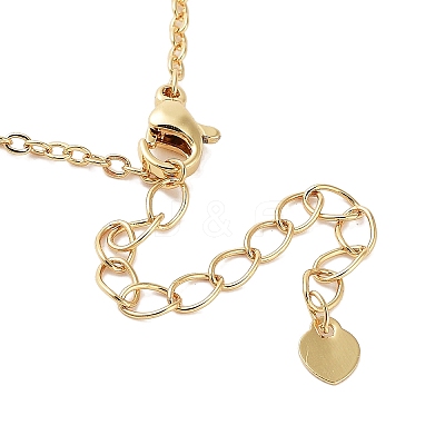 Rack Plating Brass Micro Pave Cubic Zirconia Necklaces NJEW-M215-02G-04-1