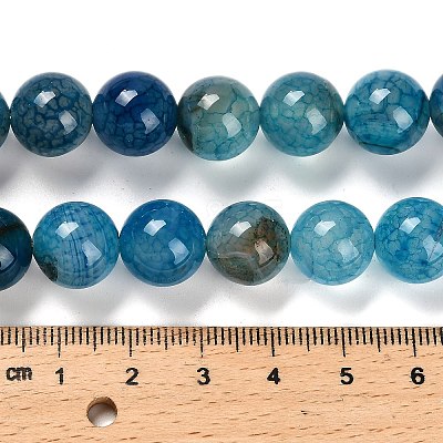 Dyed Natural Agate Beads Strands G-G203-10I-12mm-1