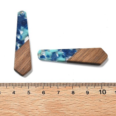Resin and Walnut Pendants FIND-R051-06B-1