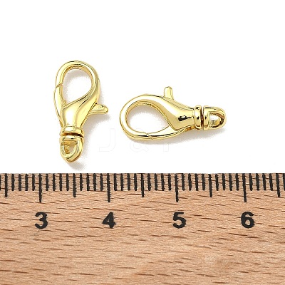 Brass Lobster Claw Clasps KK-G557-06B-G-1