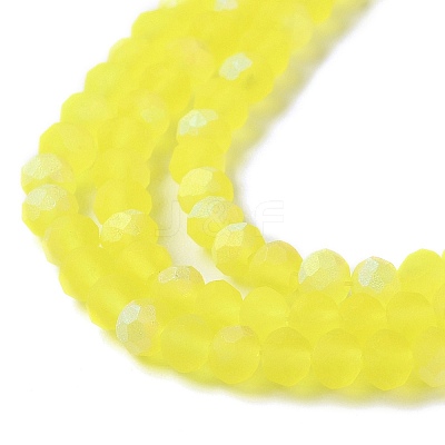 Transparent Glass Beads Strands X1-EGLA-A034-T4mm-MB29-1