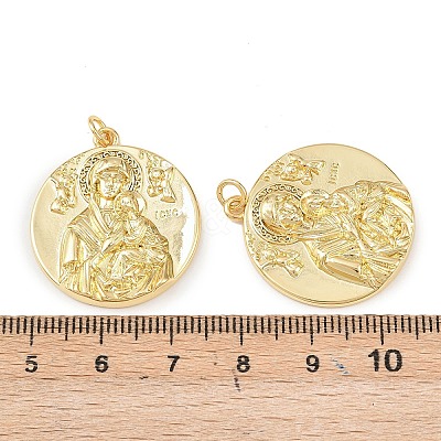 Brass Pendants KK-P339-01C-G-1