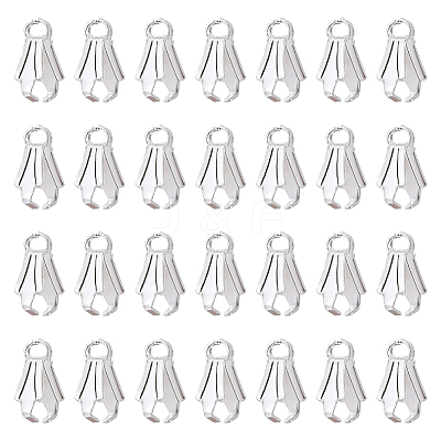 200Pcs Alloy Ice Pick Pinch Bails FIND-SC0006-13S-1