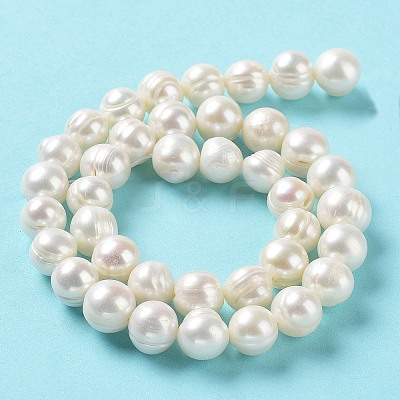 Natural Cultured Freshwater Pearl Beads Strands PEAR-E019-03-1