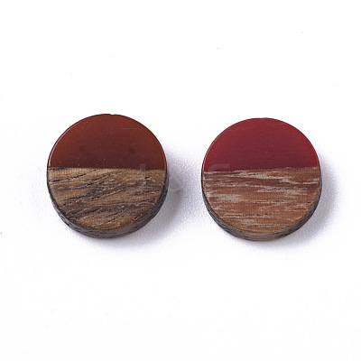 Resin & Wood Cabochons RESI-S358-70-H20-1