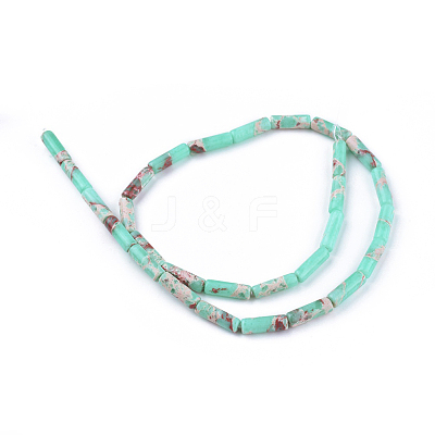 Synthetic Imperial Jasper Beads Strands G-L496-A11-1