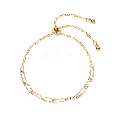 Adjustable Brass Slider Bracelets BJEW-JB12324-1