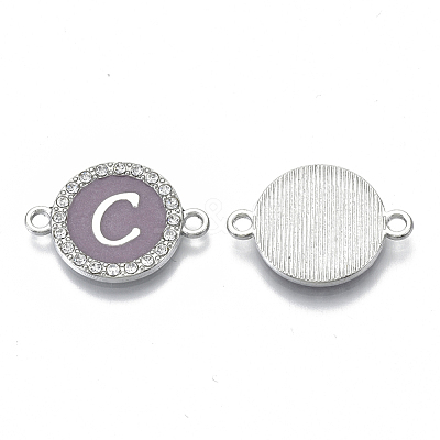 Alloy Enamel Links Connectors ENAM-TAC0003-01S-01C-1
