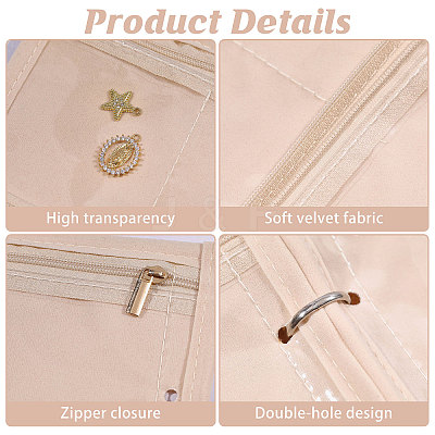 Nylon Travel Jewelry Bag AJEW-WH0596-904-1