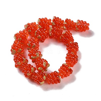 Handmade Lampwork Beads Strands LAMP-Q036-05B-1