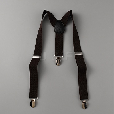 Adjustable Polyester Y-Shaped Heavy Duty Suspenders AJEW-WH0307-23M-1